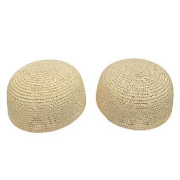 Straw Muslim Prayer Cap