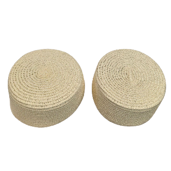 Woven Straw Prayer Hat
