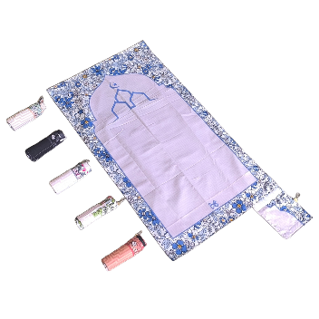 Elegant Floral Design Prayer Mat