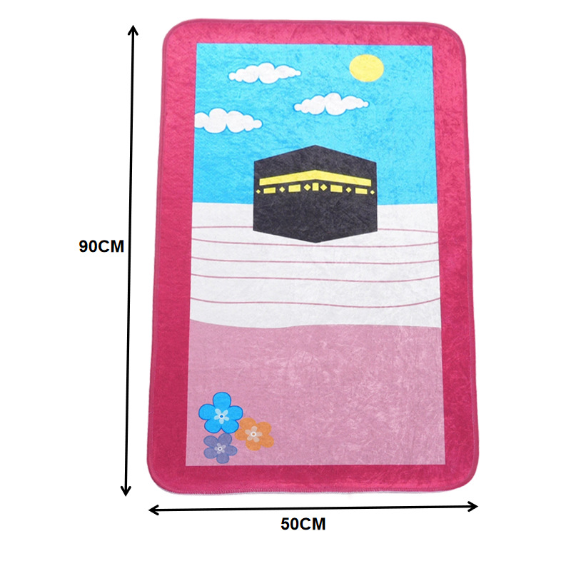 Kids Cartoon Plush Prayer Mat