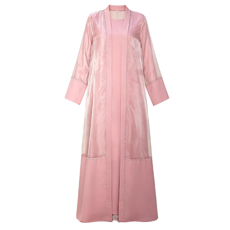 Sakura Pink Muslim Long Robe