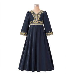 Girls Lightweight Breathable Long Sleeve Maxi Dress