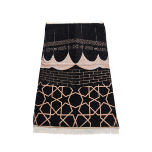 Gold Trim Tassel Prayer Mat