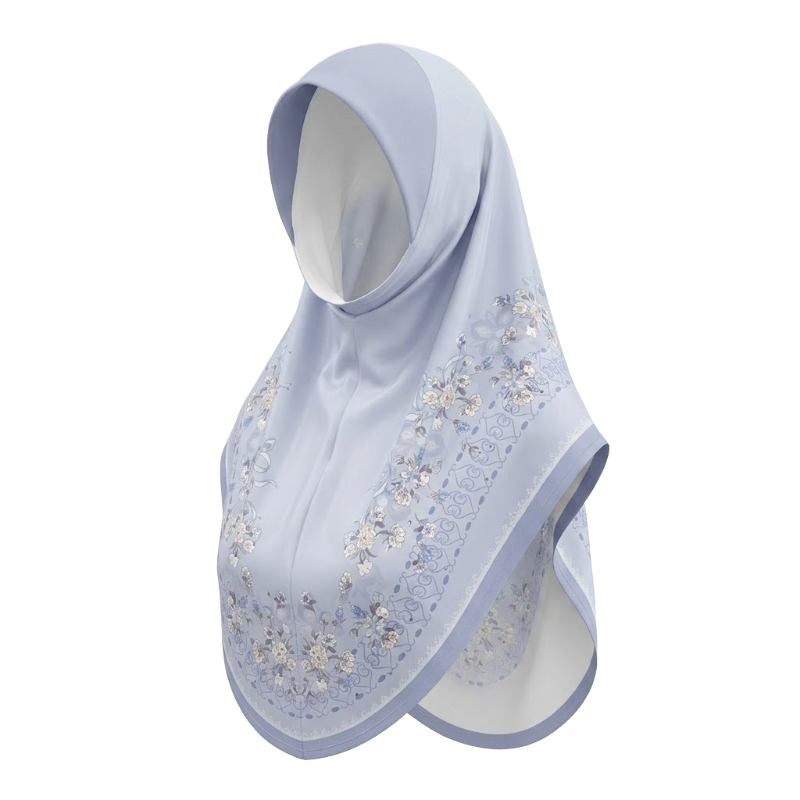 Fashion Muslim Floral Hijab