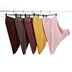 Heavy Embroidered Star Hijab