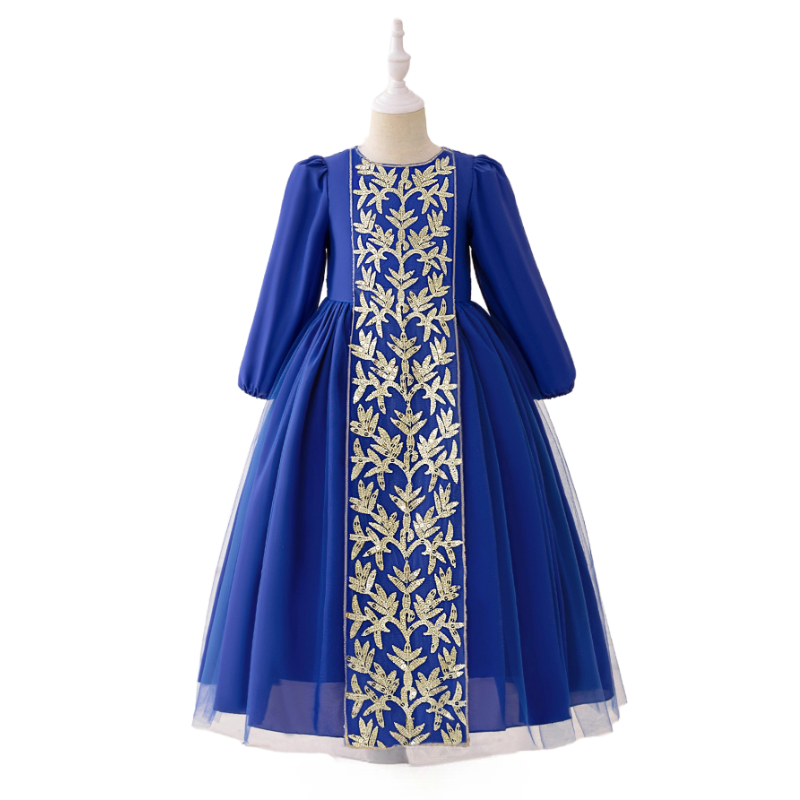 Girls Modest Tulle Islamic Dress