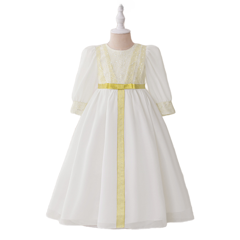 Girls Embroidered Islamic Long Dress