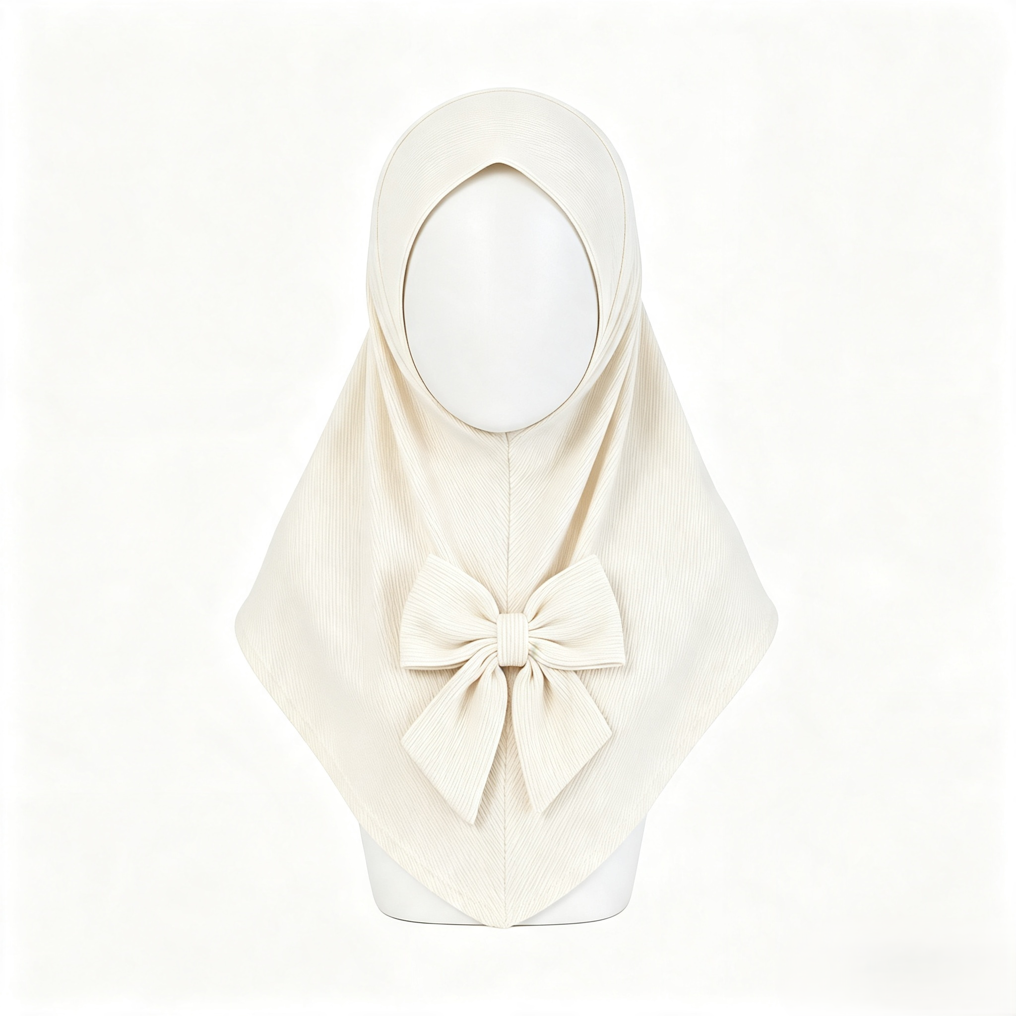 Bow Decoration Muslim Scarf