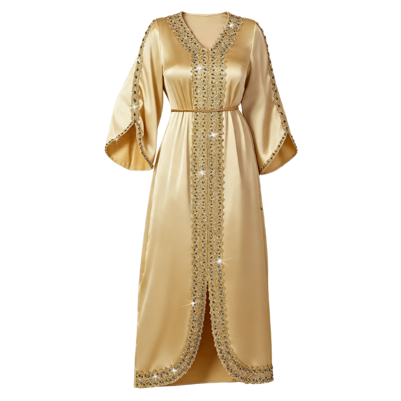 Arabic Style Embellished Dress