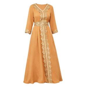 Lace Embroidered Vintage Dress