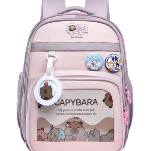 Kids Capybara Pattern Backpack
