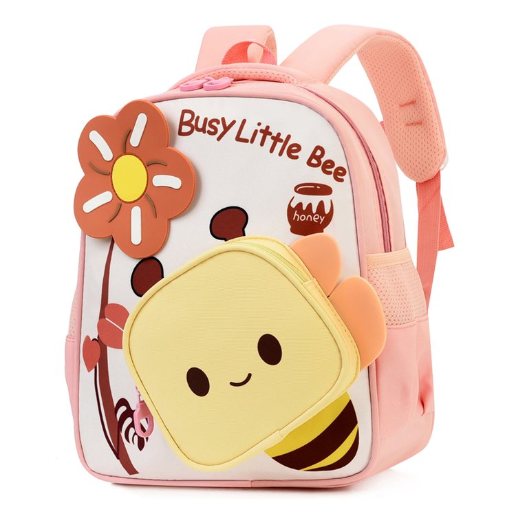 Kids 3D Bee Pattern Backpack