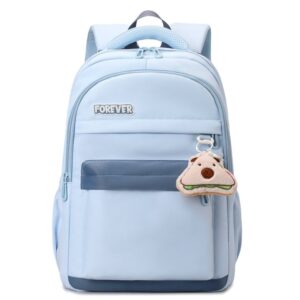 Kids Preppy Solid Color Backpack