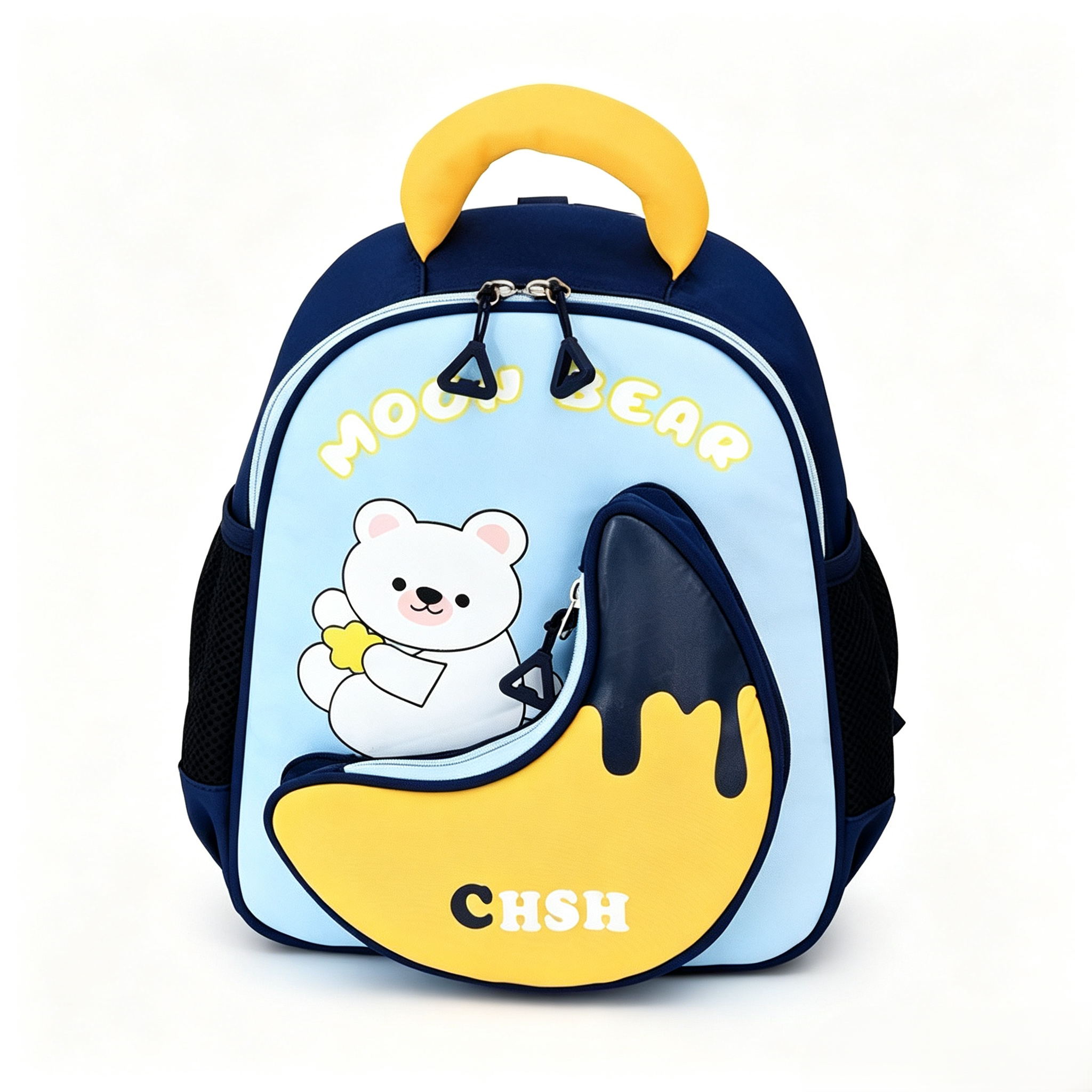 Kids 3D Crescent Pattern Backpack
